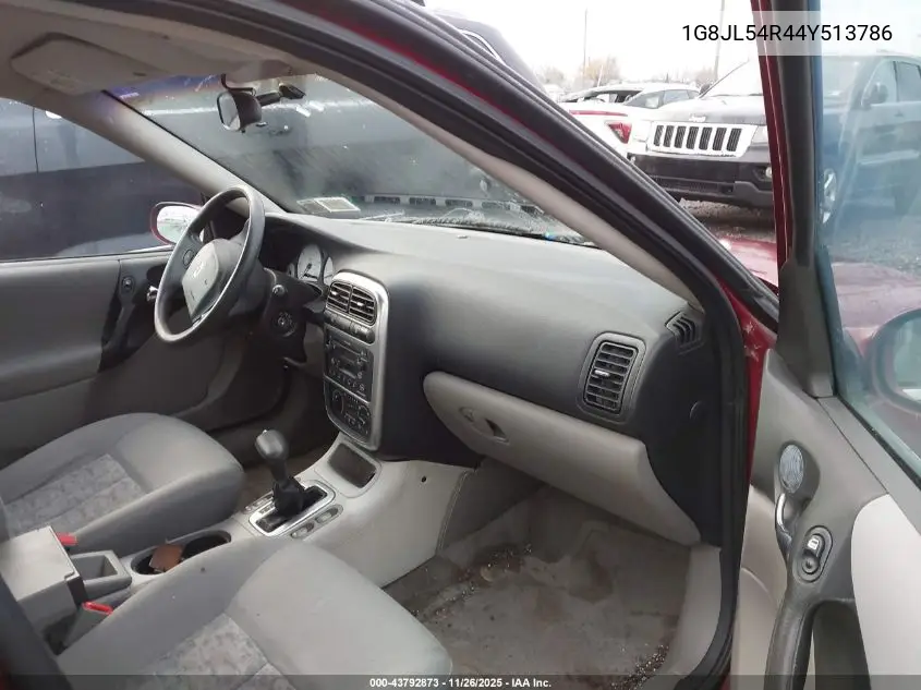 2004 Saturn L300 3 VIN: 1G8JL54R44Y513786 Lot: 43792873