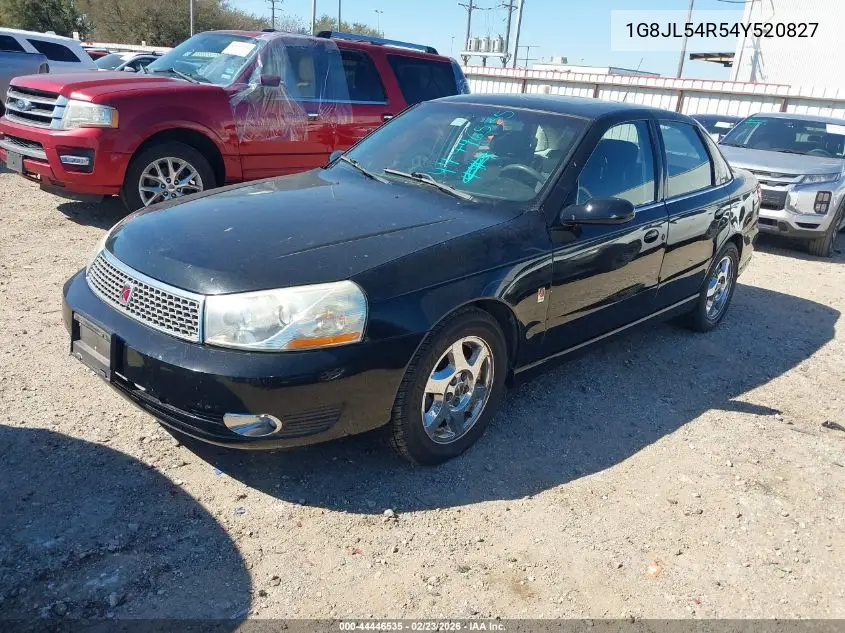 2004 Saturn L300 3 VIN: 1G8JL54R54Y520827 Lot: 44446535