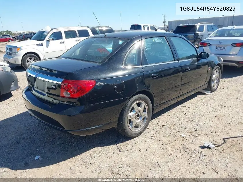 2004 Saturn L300 3 VIN: 1G8JL54R54Y520827 Lot: 44446535