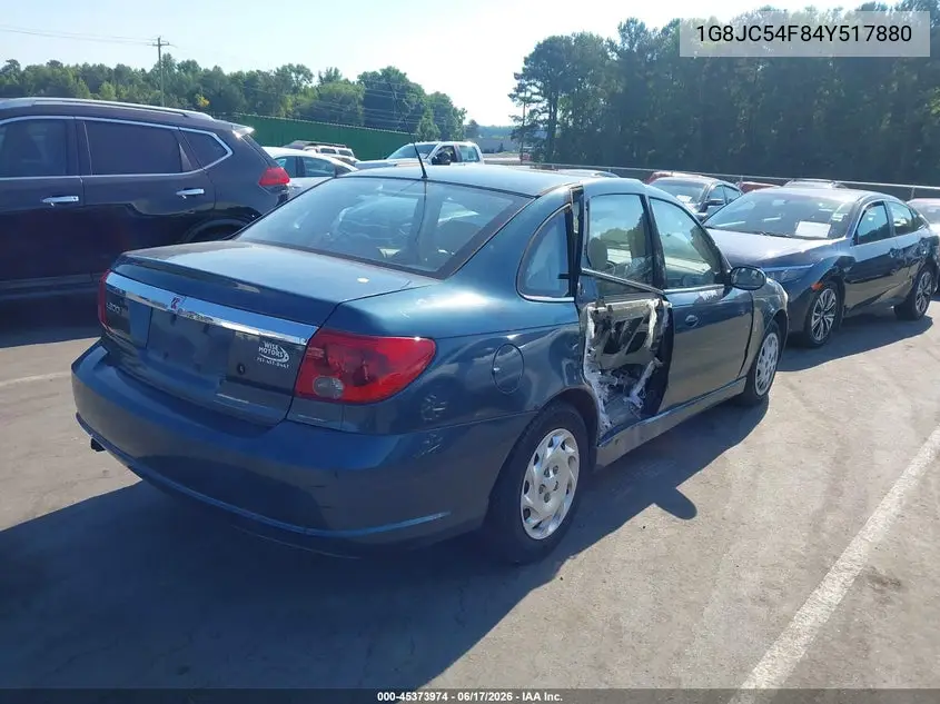 2004 Saturn L-Series L300 1 VIN: 1G8JC54F84Y517880 Lot: 45373974
