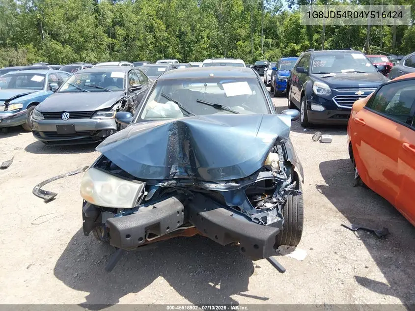 2004 Saturn L-Series L300 2 VIN: 1G8JD54R04Y516424 Lot: 45518902