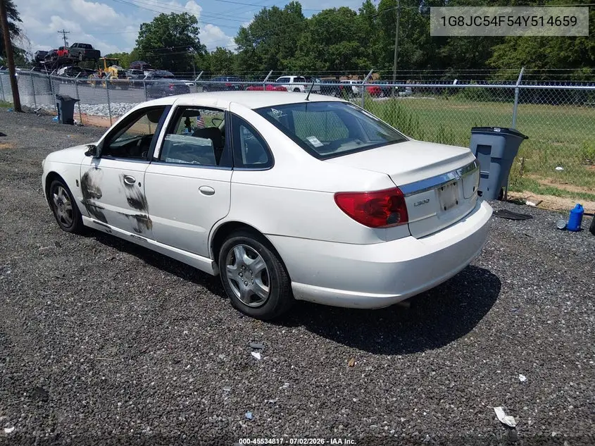 2004 Saturn L-Series L300 1 VIN: 1G8JC54F54Y514659 Lot: 45534817