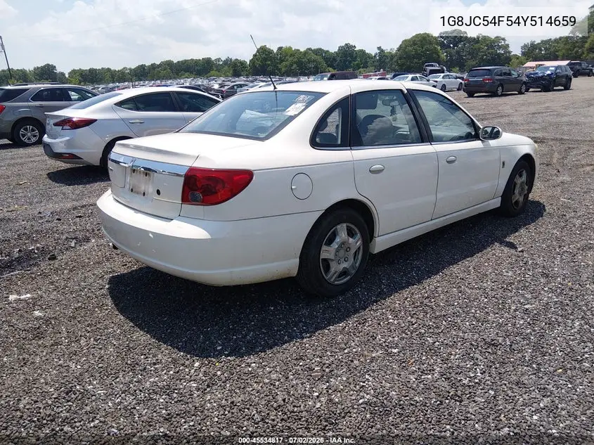 2004 Saturn L-Series L300 1 VIN: 1G8JC54F54Y514659 Lot: 45534817
