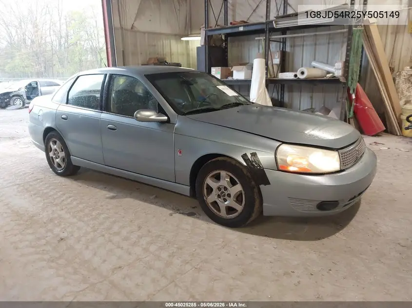 2005 Saturn L300 VIN: 1G8JD54R25Y505149 Lot: 45025285