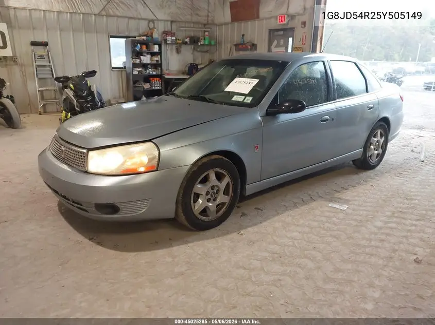 2005 Saturn L300 VIN: 1G8JD54R25Y505149 Lot: 45025285