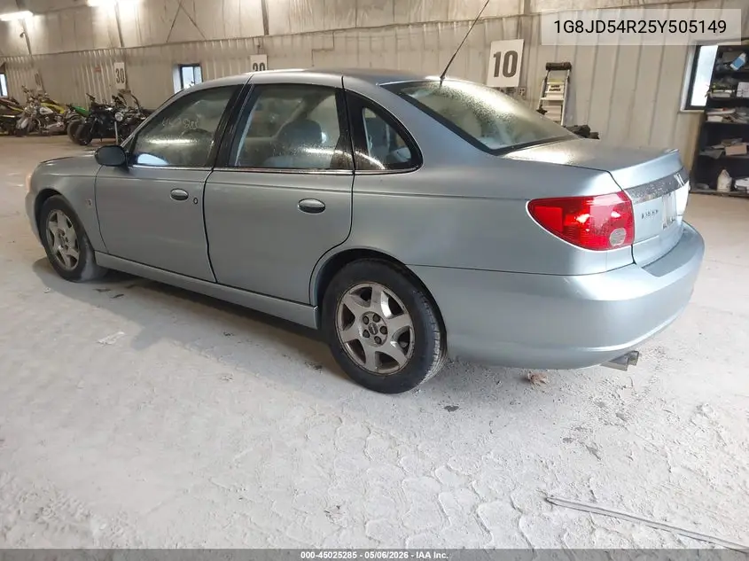 2005 Saturn L300 VIN: 1G8JD54R25Y505149 Lot: 45025285