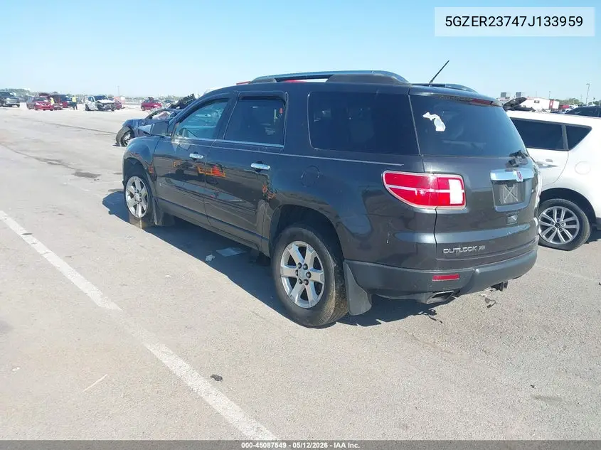 2007 Saturn Outlook Xr VIN: 5GZER23747J133959 Lot: 45087549