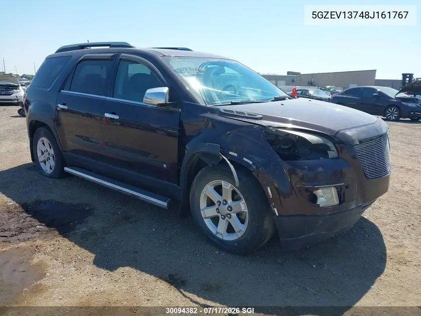 2008 Saturn Outlook Xe VIN: 5GZEV13748J161767 Lot: 30094382