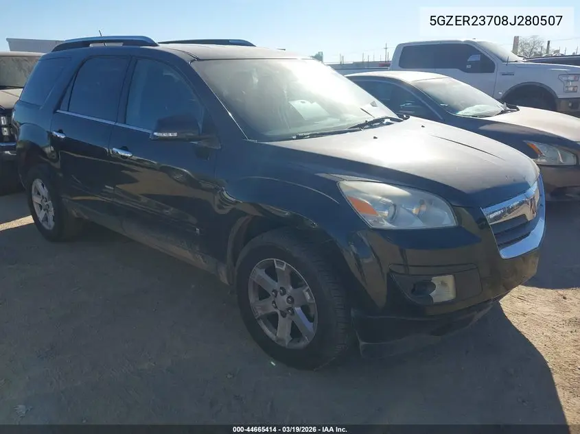 2008 Saturn Outlook Xr VIN: 5GZER23708J280507 Lot: 44665414