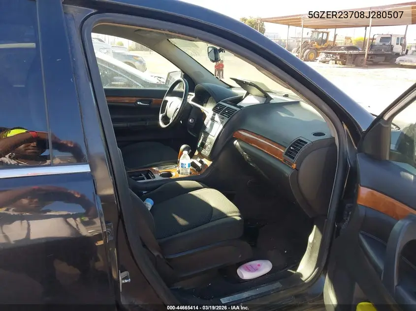 2008 Saturn Outlook Xr VIN: 5GZER23708J280507 Lot: 44665414