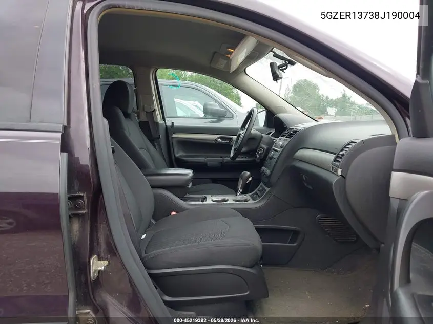2008 Saturn Outlook Xe VIN: 5GZER13738J190004 Lot: 45219382