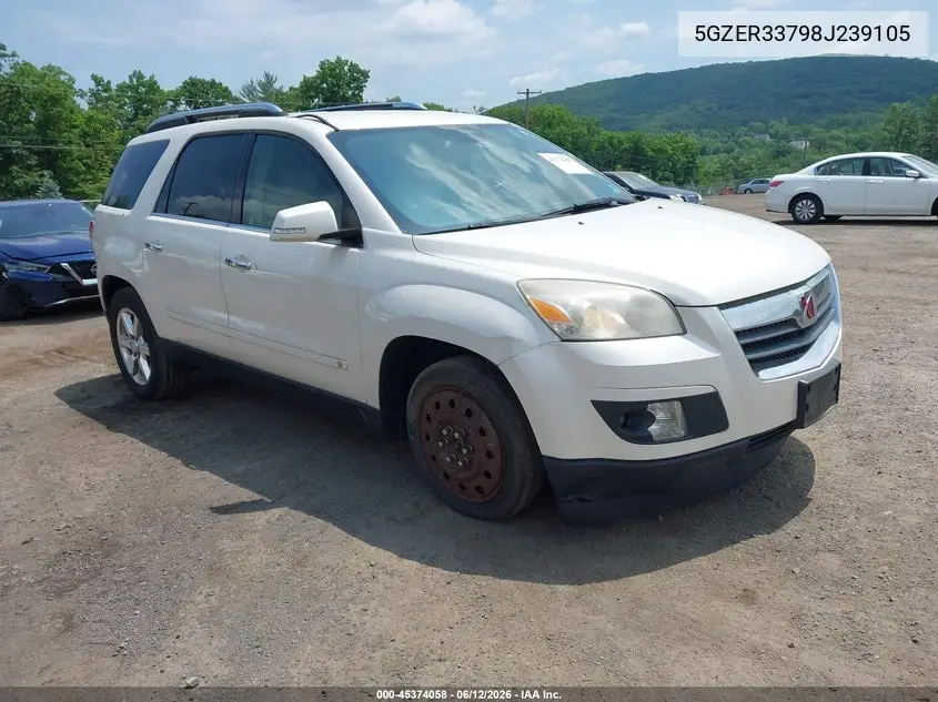 2008 Saturn Outlook Xr VIN: 5GZER33798J239105 Lot: 45374058