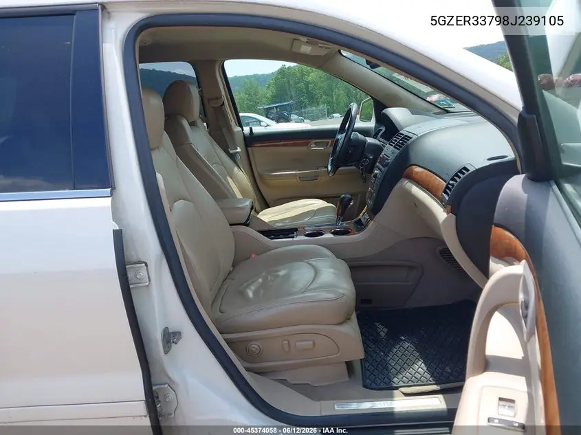 2008 Saturn Outlook Xr VIN: 5GZER33798J239105 Lot: 45374058