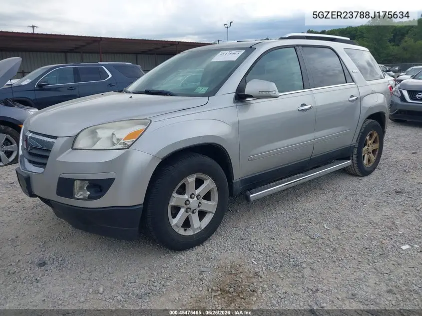 2008 Saturn Outlook Xr VIN: 5GZER23788J175634 Lot: 45475465