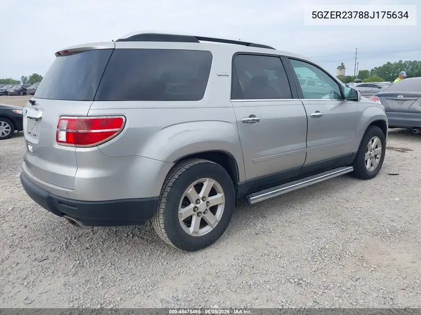 2008 Saturn Outlook Xr VIN: 5GZER23788J175634 Lot: 45475465