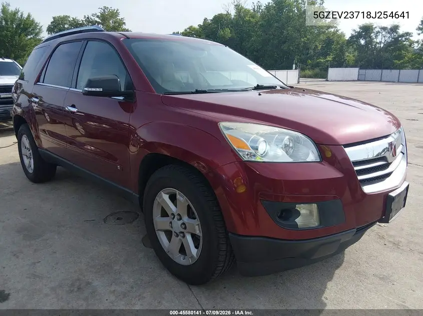 2008 Saturn Outlook Xr VIN: 5GZEV23718J254641 Lot: 45580141