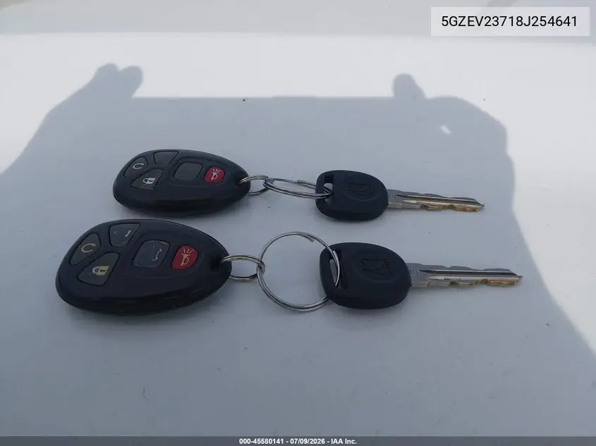 2008 Saturn Outlook Xr VIN: 5GZEV23718J254641 Lot: 45580141