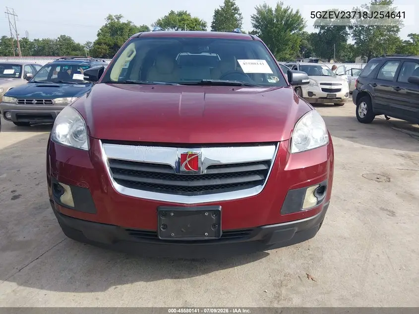 2008 Saturn Outlook Xr VIN: 5GZEV23718J254641 Lot: 45580141
