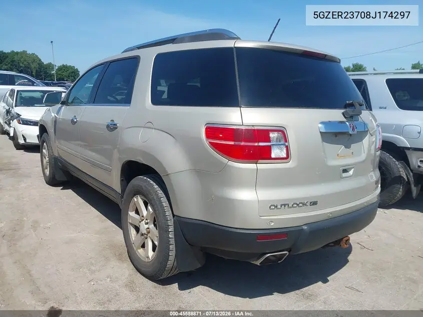 2008 Saturn Outlook Xr VIN: 5GZER23708J174297 Lot: 45588871