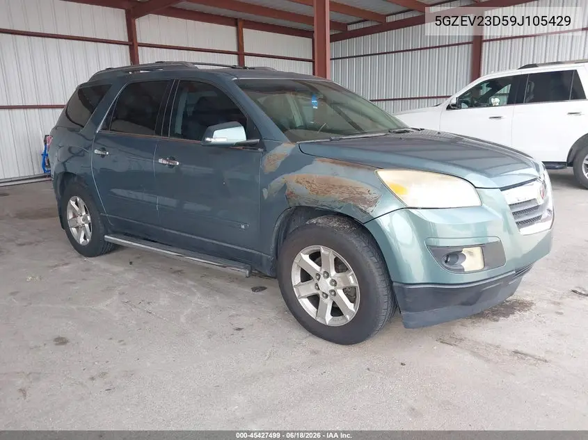 2009 Saturn Outlook Xr VIN: 5GZEV23D59J105429 Lot: 45427499
