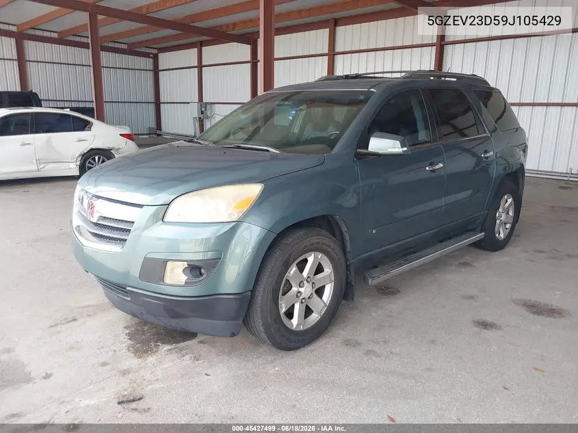 2009 Saturn Outlook Xr VIN: 5GZEV23D59J105429 Lot: 45427499