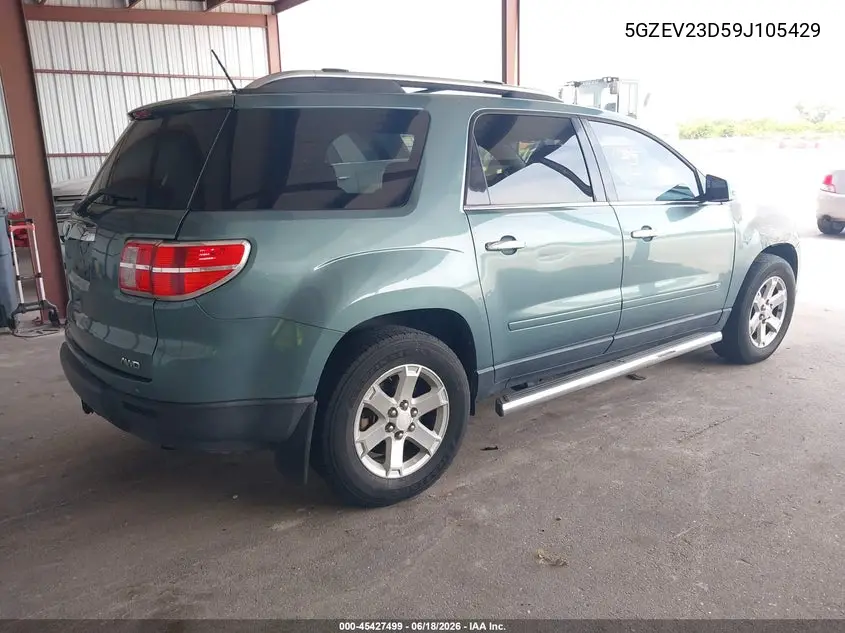 2009 Saturn Outlook Xr VIN: 5GZEV23D59J105429 Lot: 45427499
