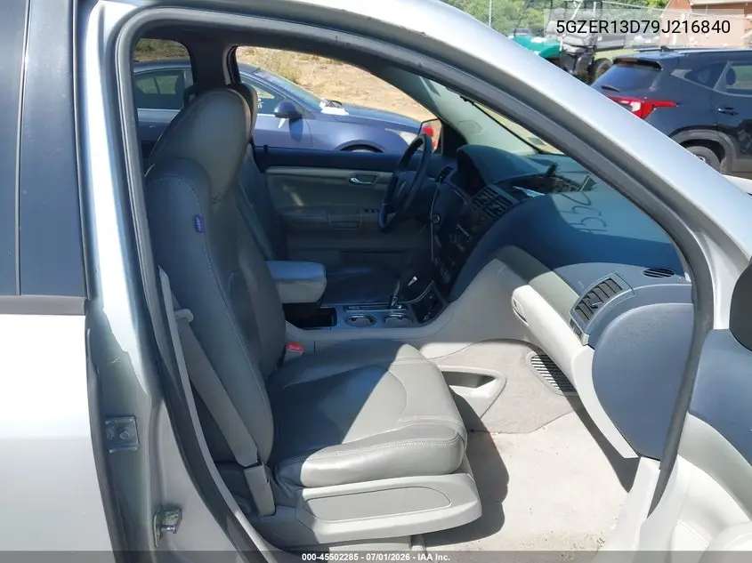 2009 Saturn Outlook Xe VIN: 5GZER13D79J216840 Lot: 45502285