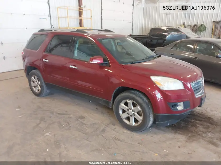 2010 Saturn Outlook Xe Premium VIN: 5GZLRUED1AJ196076 Lot: 45263422