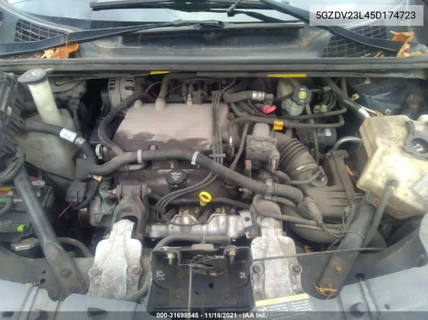 2005 Saturn Relay Fwd VIN: 5GZDV23L45D174723 Lot: 31698545