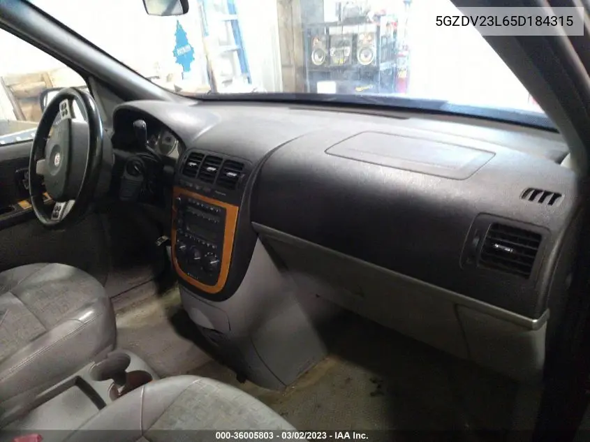 2005 Saturn Relay Relay 3 VIN: 5GZDV23L65D184315 Lot: 36005803
