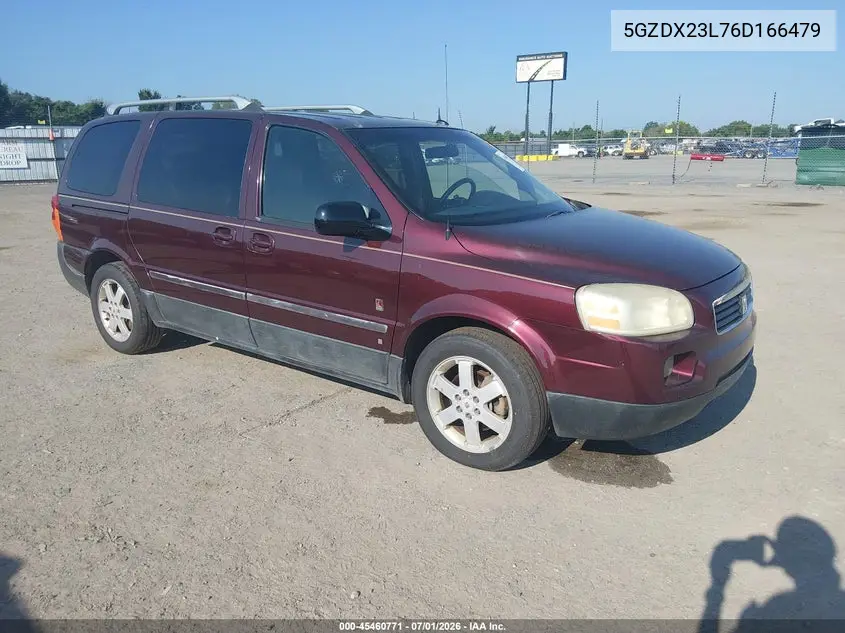 2006 Saturn Relay 3 VIN: 5GZDX23L76D166479 Lot: 45460771