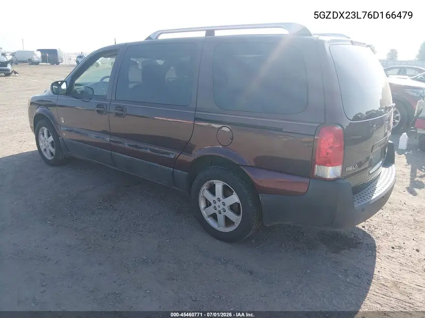2006 Saturn Relay 3 VIN: 5GZDX23L76D166479 Lot: 45460771
