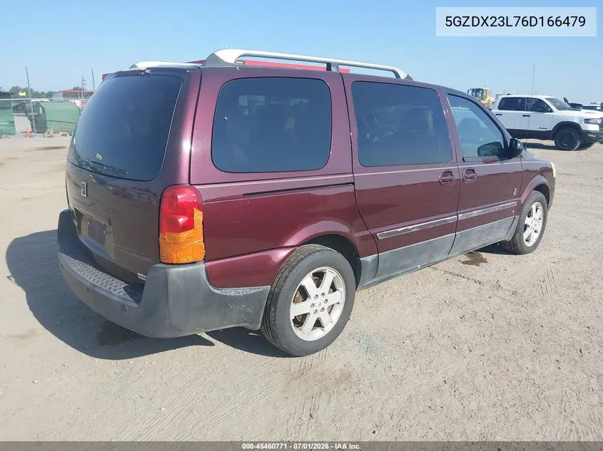 2006 Saturn Relay 3 VIN: 5GZDX23L76D166479 Lot: 45460771
