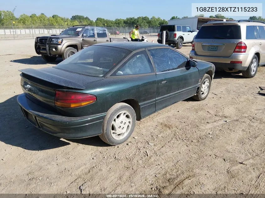 1996 Saturn Sc1 VIN: 1G8ZE128XTZ115233 Lot: 45110355
