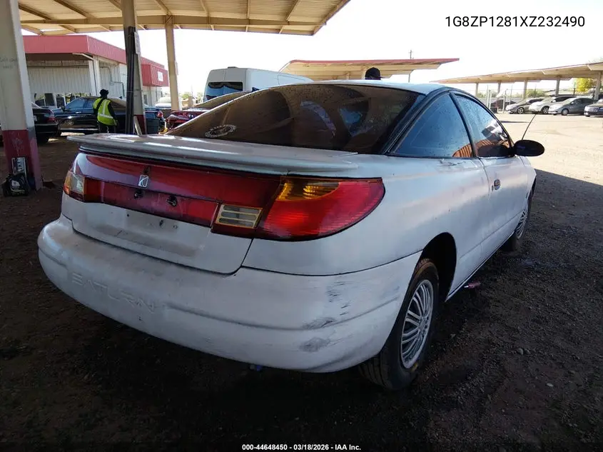 1999 Saturn Sc1 VIN: 1G8ZP1281XZ232490 Lot: 44648450