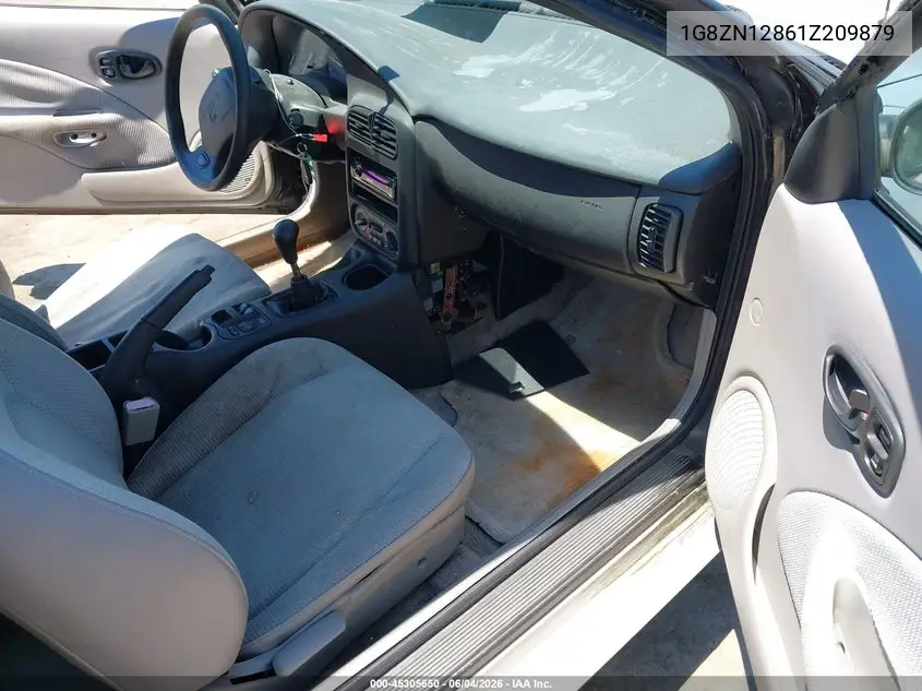 2001 Saturn Sc1 VIN: 1G8ZN12861Z209879 Lot: 45305650