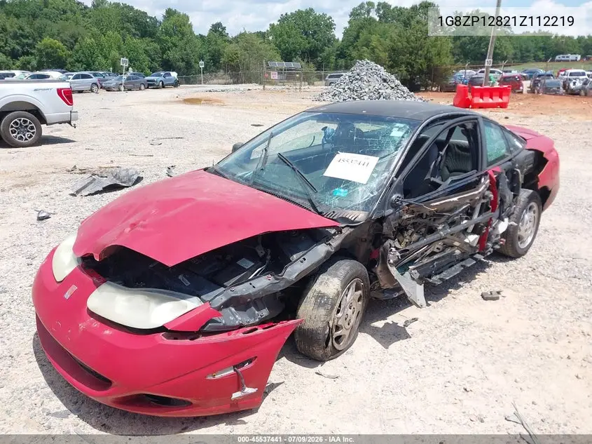 2001 Saturn Sc1 VIN: 1G8ZP12821Z112219 Lot: 45537441