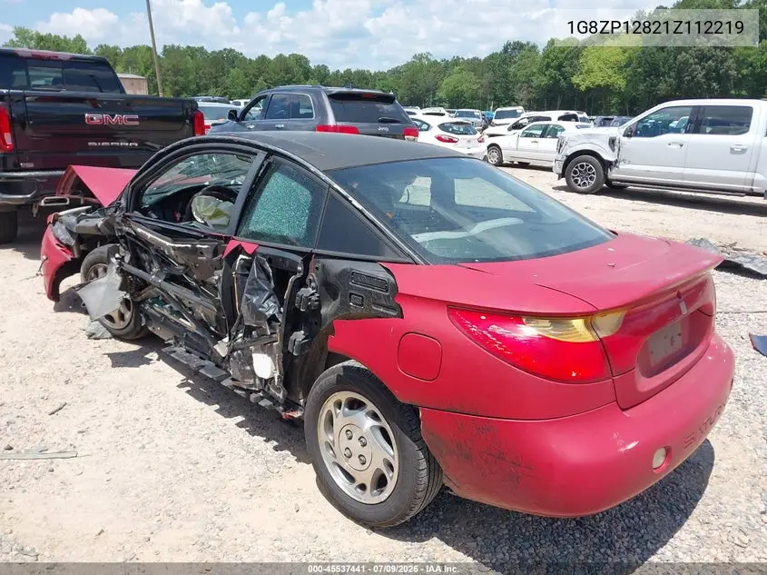 2001 Saturn Sc1 VIN: 1G8ZP12821Z112219 Lot: 45537441