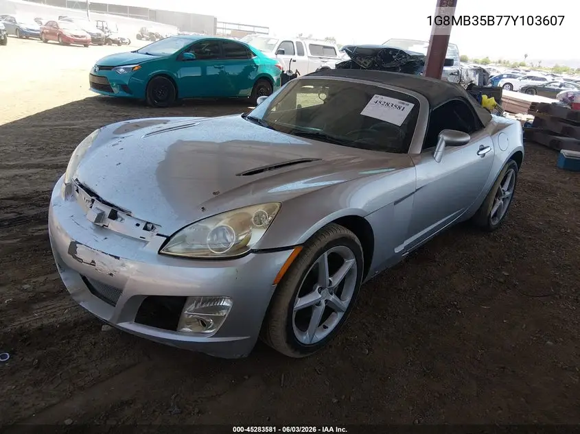 2007 Saturn Sky VIN: 1G8MB35B77Y103607 Lot: 45283581