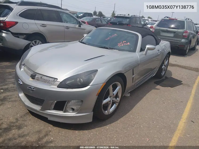 2007 Saturn Sky Red Line VIN: 1G8MG35X07Y138776 Lot: 45535909