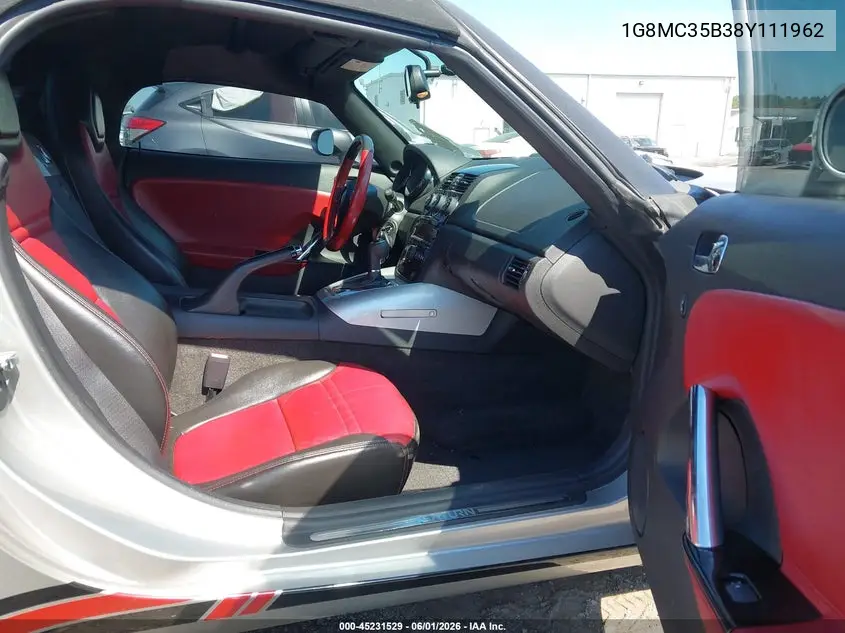2008 Saturn Sky VIN: 1G8MC35B38Y111962 Lot: 45231529