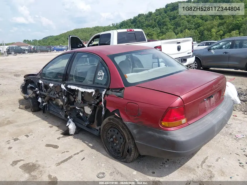 1996 Saturn Sl1 VIN: 1G8ZH5281TZ344804 Lot: 45319190