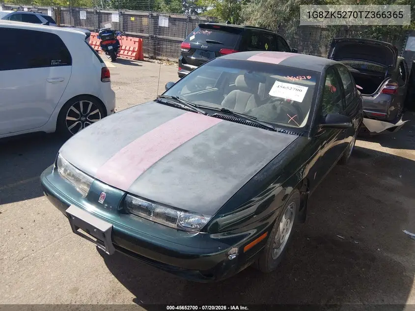 1996 Saturn Sl2 VIN: 1G8ZK5270TZ366365 Lot: 45652700