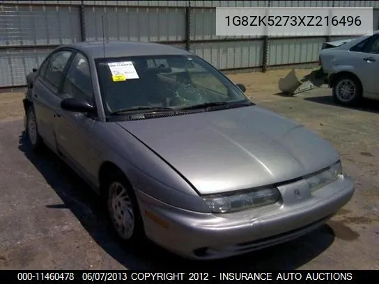 1999 Saturn Sl2 VIN: 1G8ZK5273XZ216496 Lot: 11460478