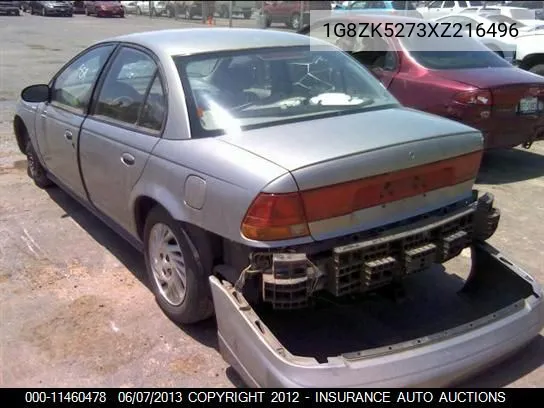 1999 Saturn Sl2 VIN: 1G8ZK5273XZ216496 Lot: 11460478