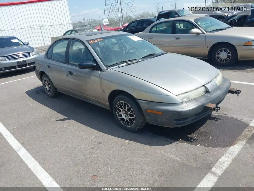 1999 Saturn Sl1 VIN: 1G8ZG5286XZ188980 Lot: 44702660