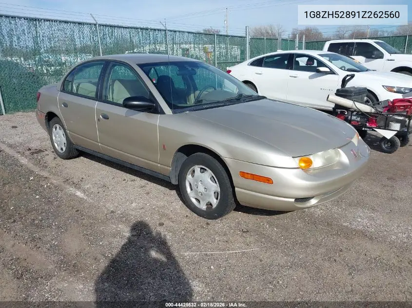 2001 Saturn Sl1 VIN: 1G8ZH52891Z262560 Lot: 44425532
