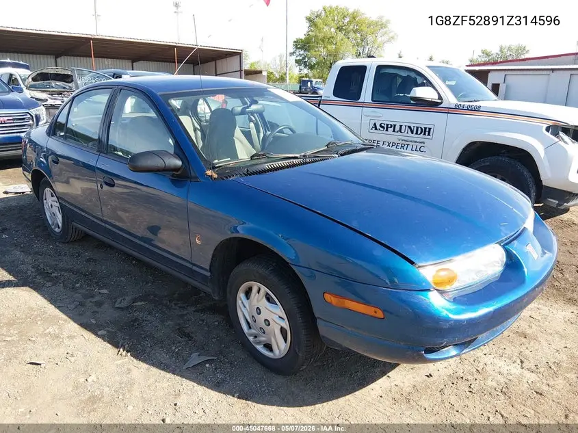 2001 Saturn Sl VIN: 1G8ZF52891Z314596 Lot: 45047668