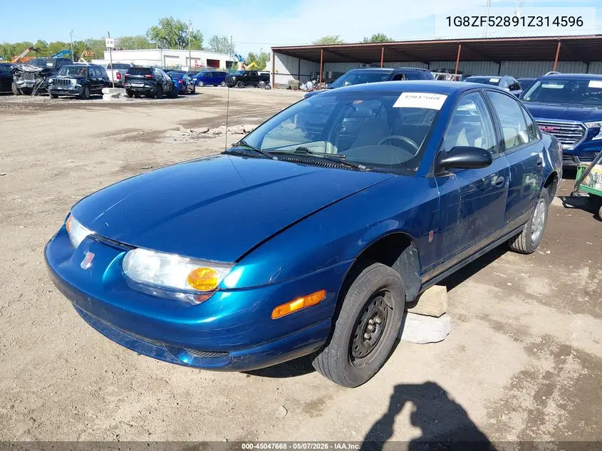 2001 Saturn Sl VIN: 1G8ZF52891Z314596 Lot: 45047668