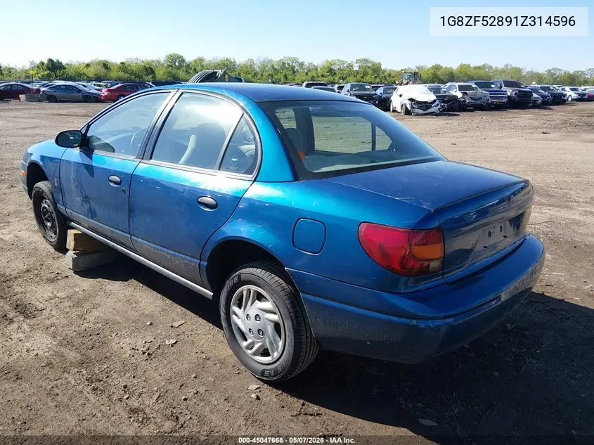 2001 Saturn Sl VIN: 1G8ZF52891Z314596 Lot: 45047668